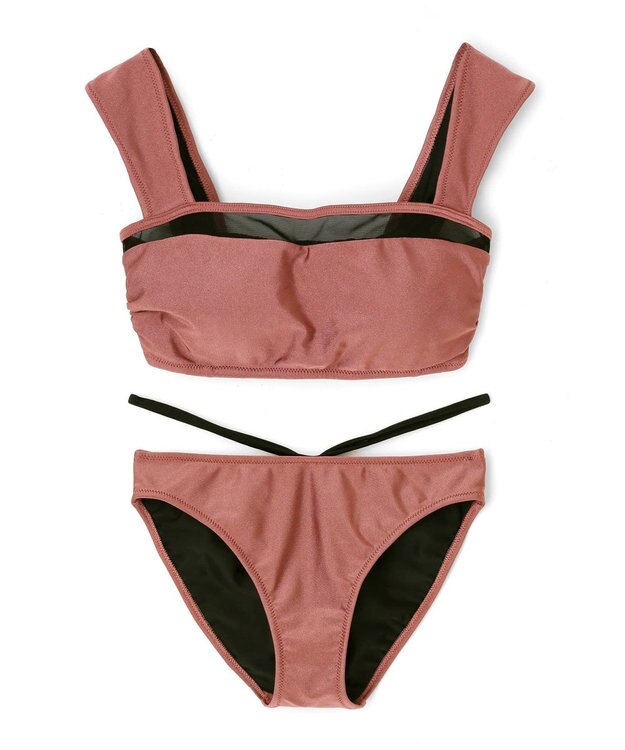 San-ai Resort（三愛水着楽園） シアーパーツバンドゥビキニ　9M 　【San-ai Resort（サンアイリゾート）】 ピンク