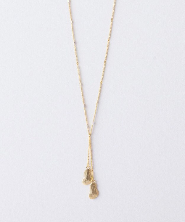 Pisceans クラウドプレートネックレス マットゴールド