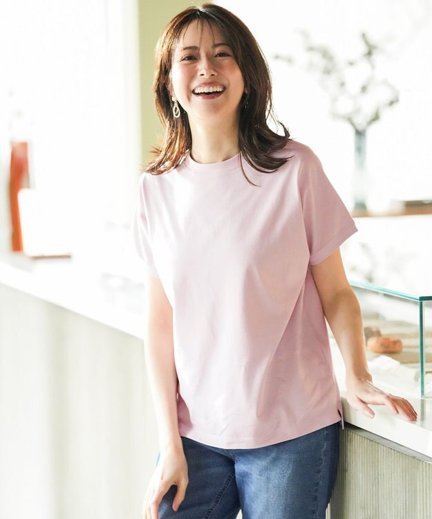 ANY SIS 【美ライン大人T】半袖 Tシャツ ピンク