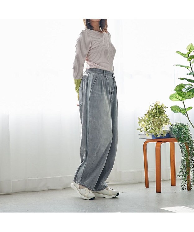 MODE ET JACOMO <MODE ET JACOMO>きれいめ厚底ベルクロスニーカー アイボリー