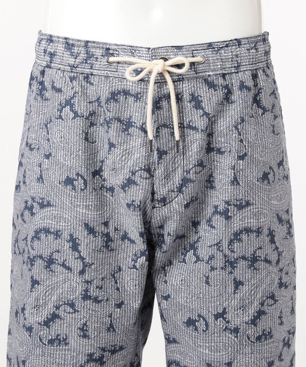 JOSEPH ABBOUD MOUNTAIN 【SPACE】OGアロハペイズリー ハーフパンツ ライトグレー系6