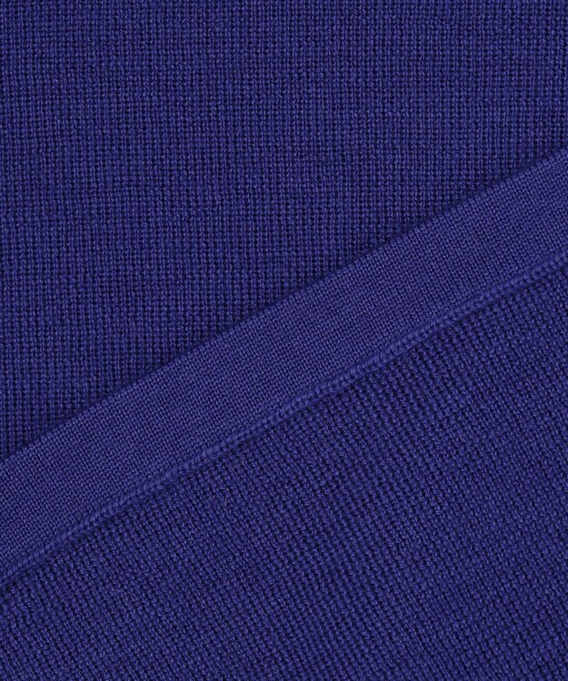 ICB 【洗える】 エクストラファインメリノ ヘンリーネックプルオーバー ロイヤルブルー系