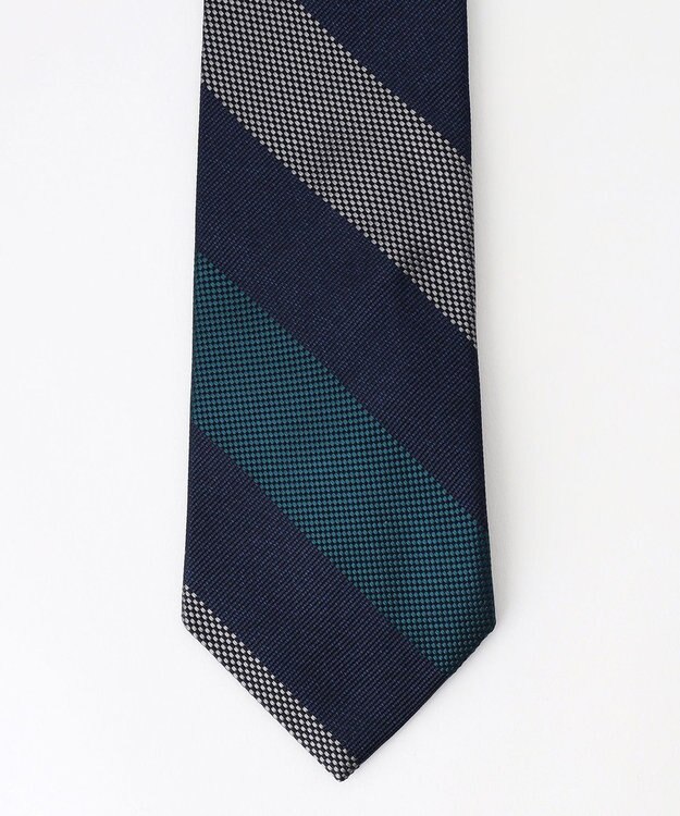 J.PRESS MEN 【STRUCTURE MIX COLLECTION】ストラクチャーミックス ネクタイ ダルブルー系2