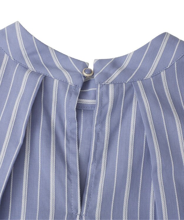 Green Parks ・ＥＬＥＮＣＡＲＥ　ＤＵＥ　ストライプフリルブラウス Blue