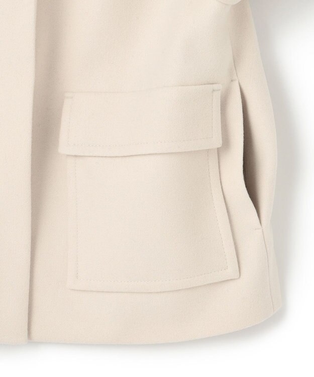 BEIGE， 【S-size】CHABANAIS / フーデットコート Ecru