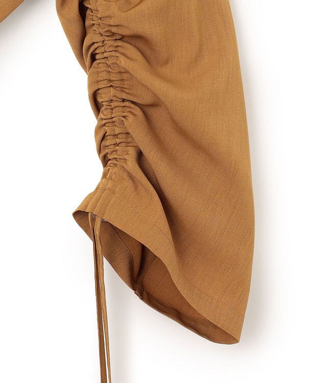 BEIGE， ZINNIA / ノーカラーブルゾン Ocre