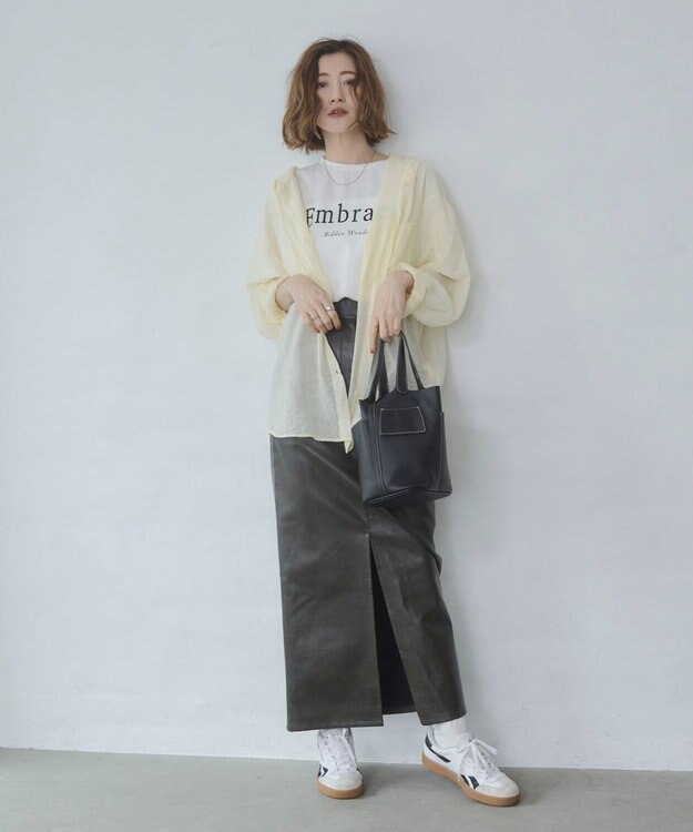 WEGO 【2026春夏新作】接触冷感プリントロゴT オフホワイト