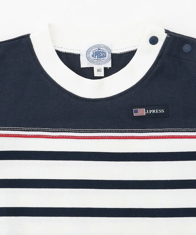 J.PRESS KIDS 【BOX付き】【80-90㎝】カーディガン&半袖Tシャツ&パンツ セット ネイビー系1