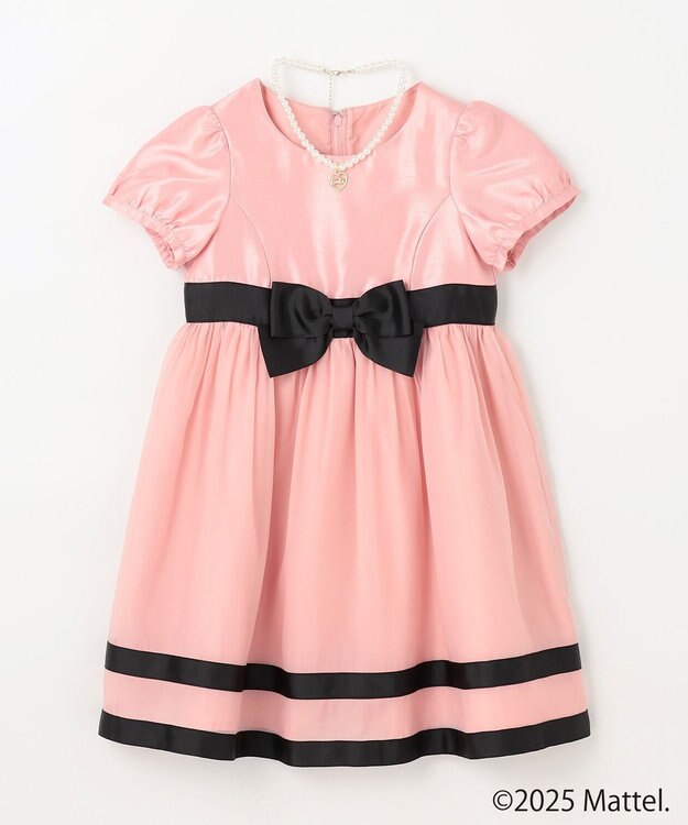 ANY KIDS 【Barbie(TM)】ドーリードレス風ワンピース ピンク