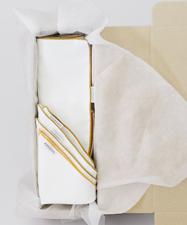 京和晒綿紗 タオル4点セット 白