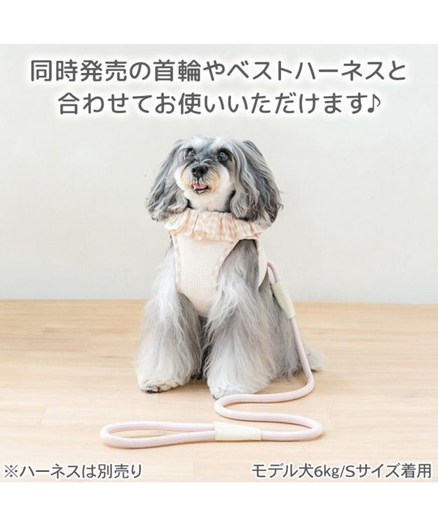 PET PARADISE ペットパラダイス ロープ リード ピンク　ＳＳ～ＳＭ ピンク