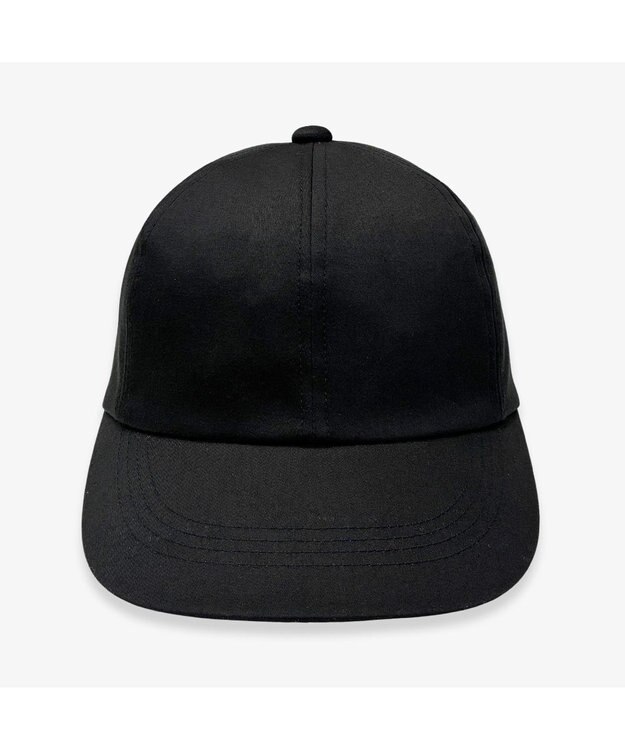 林八百吉商店 un chapeau　サテンキャップ ブラック