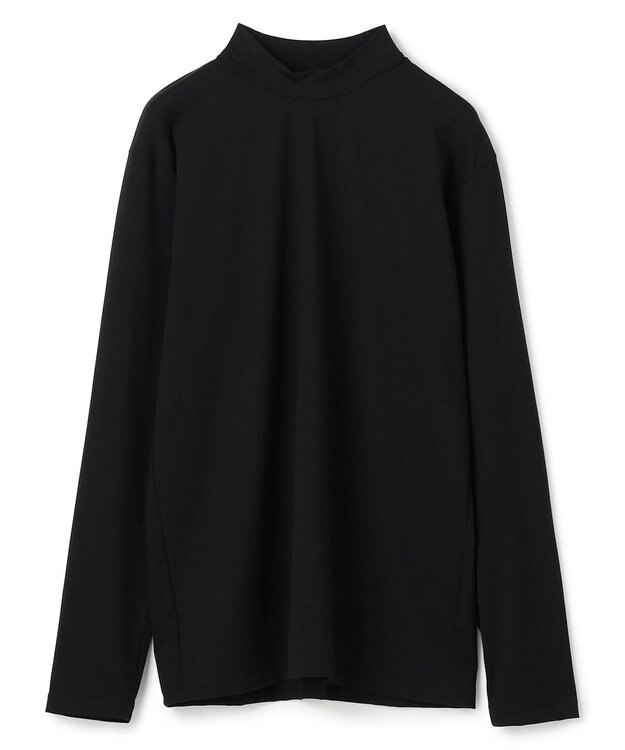 JOSEPH HOMME ハイゲージベアスムース　モックネック長袖Ｔシャツ ブラック系