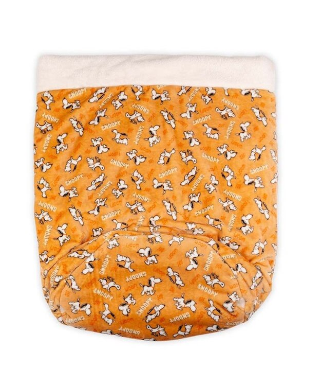 PET PARADISE スヌーピー 遠赤外線 筒型 寝袋 《てくてく》 Ｌ オレンジ