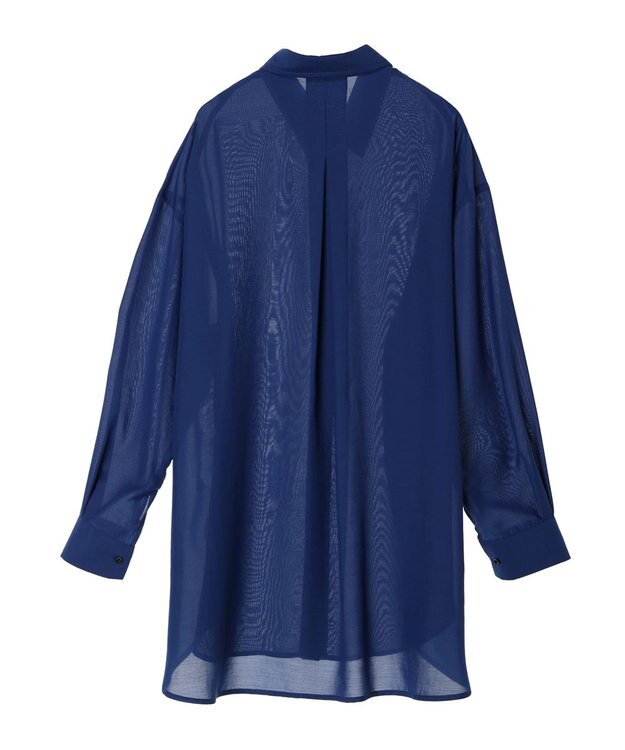 earth music&ecology シアーシャツ Royal Blue