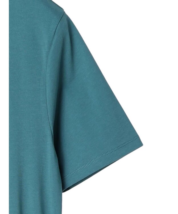 earth music&ecology プレーティング天竺Ａラインワンピース Green