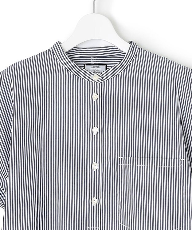 J.PRESS YORK STREET 【WOMEN】ドルマンシャツ ワンピース ブラック系1