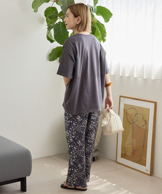 AMERICAN HOLIC 接触冷感バック切替コクーンプルオーバー Charcoal Gray