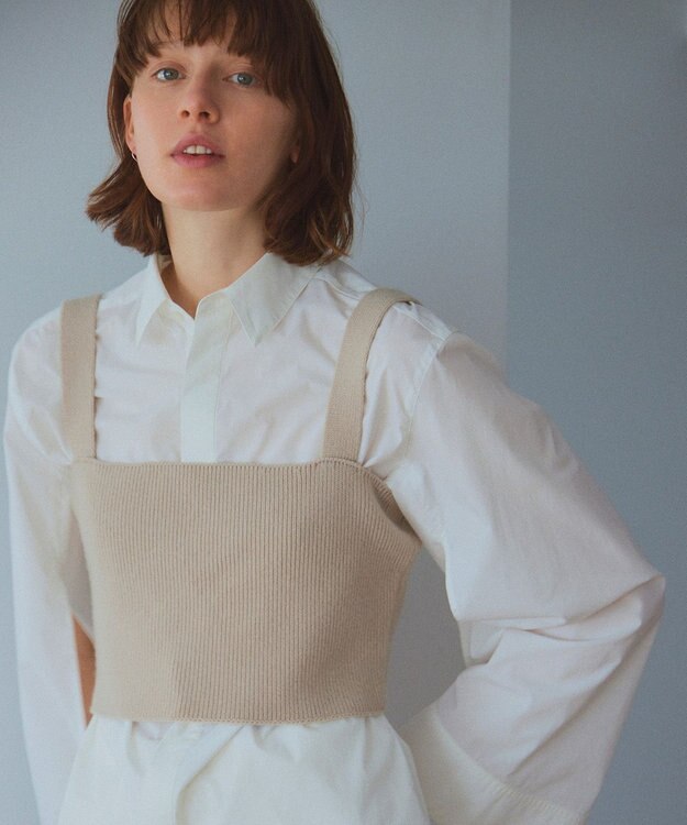 NAVE 【Nave】ウールカシミヤ ビスチェ ベージュ系