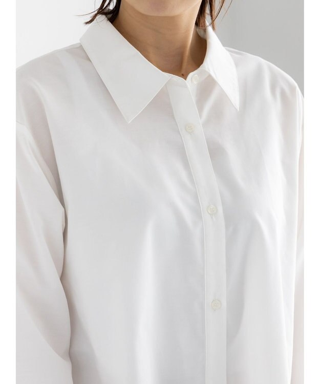 Te chichi スカラップレースヘムクロップトシャツ オフホワイト