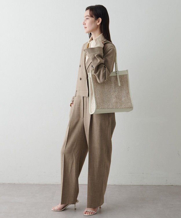 IACUCCI 【予約】ジュリエッタ RETE PAGLIA/RUGA アイボリー