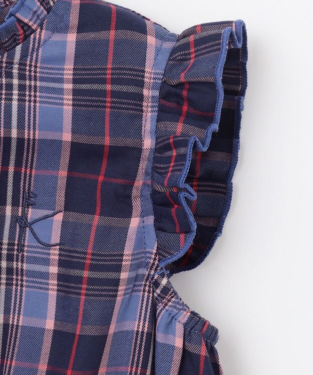 組曲 KIDS 【110-140㎝】ブリティッシュ ワンピース パープル系3