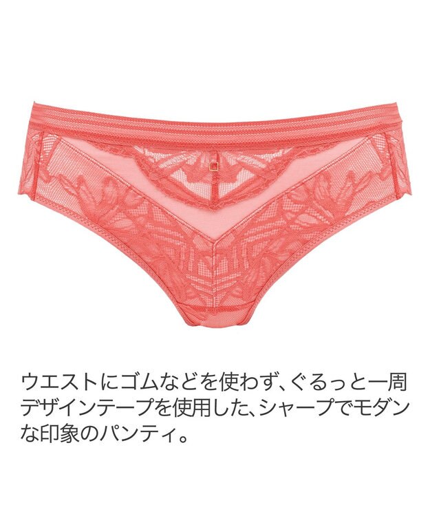 BRADELIS New York 【BRADELIS New York】ウェンディスタイルパンティ25S1 オレンジ