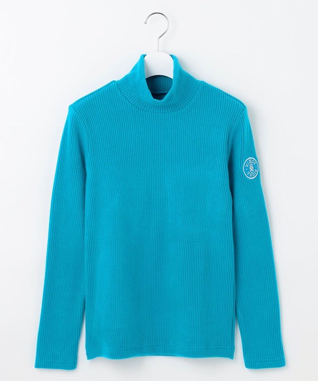 23区GOLF 【WOMEN】グランサーモリブ モックネック 保温性抜群なのに着膨れ感軽減 お出かけにも◎ ターコイズブルー系