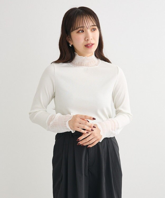 Green Parks ・Ｐｅｔｉｔ　Ｆｌｅｕｒ　チュールキリカエラメリブタート Off White