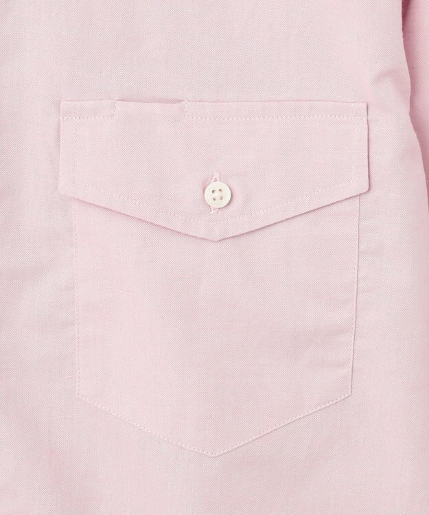 J.PRESS MEN 【HYBRID LINEN】ボタンダウンシャツ ピンク系