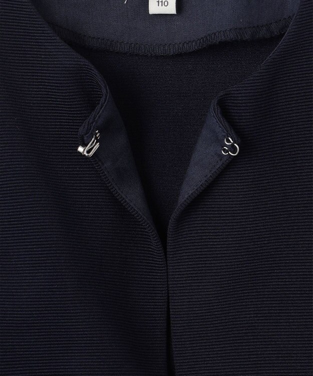 ANY KIDS グログラン リボン ジャケット ネイビー