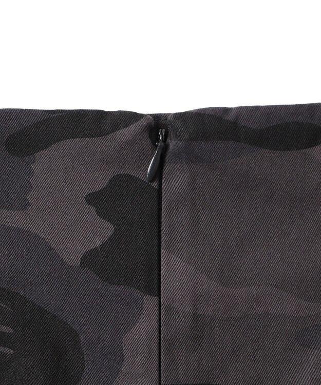 WEGO カモフラージュタイトミニスカート ブラックその他