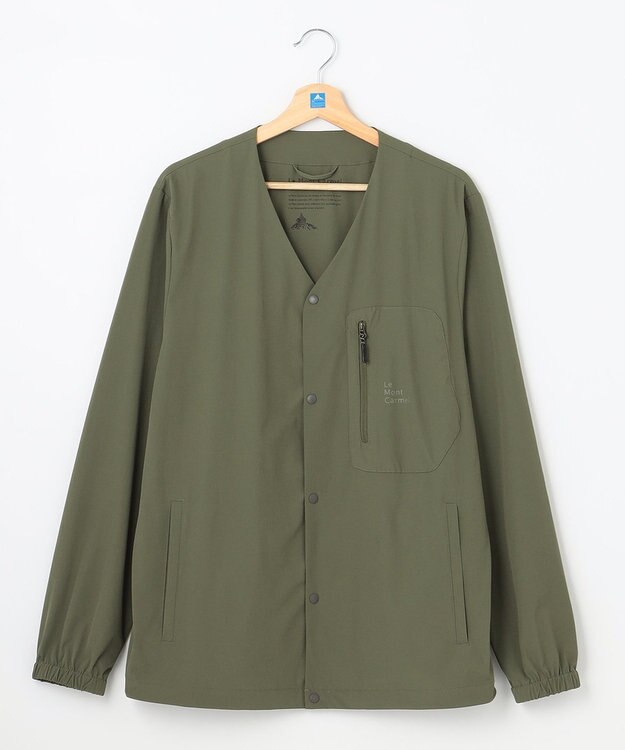 SHARE PARK MENS 【UNISEX】撥水加工 フレックスカーディガン（L・XLサイズ） グリーン