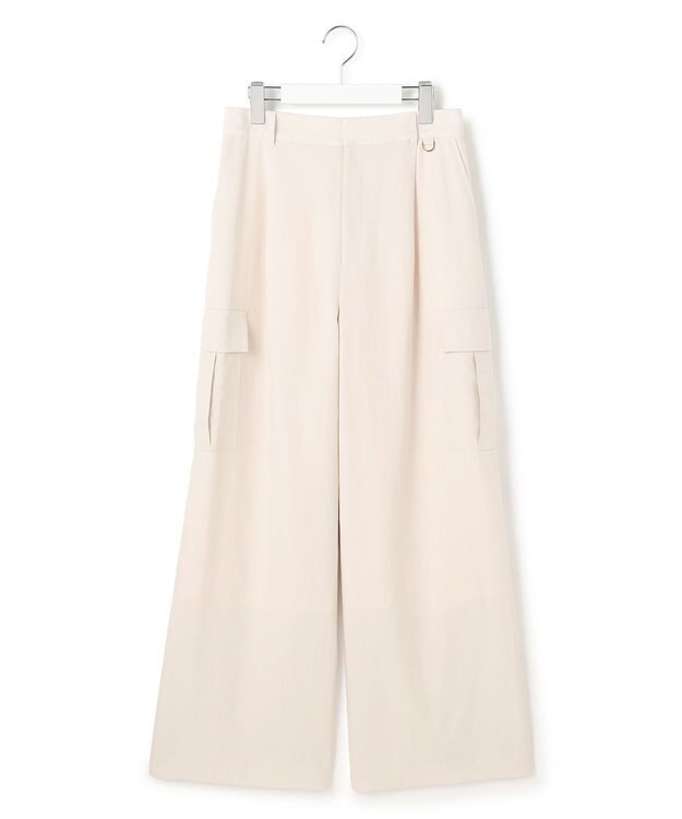 23区 【先行予約】コットンスラブポプリン カーゴパンツ ベージュ系