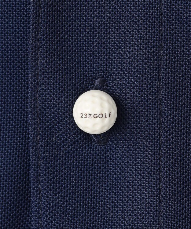 23区GOLF 【MEN】『PEANUTS』コラボプリントポロ ネイビー系