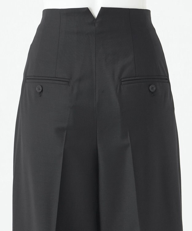 23区 【エステータ】ウールトロストレッチ パンツ ブラック系