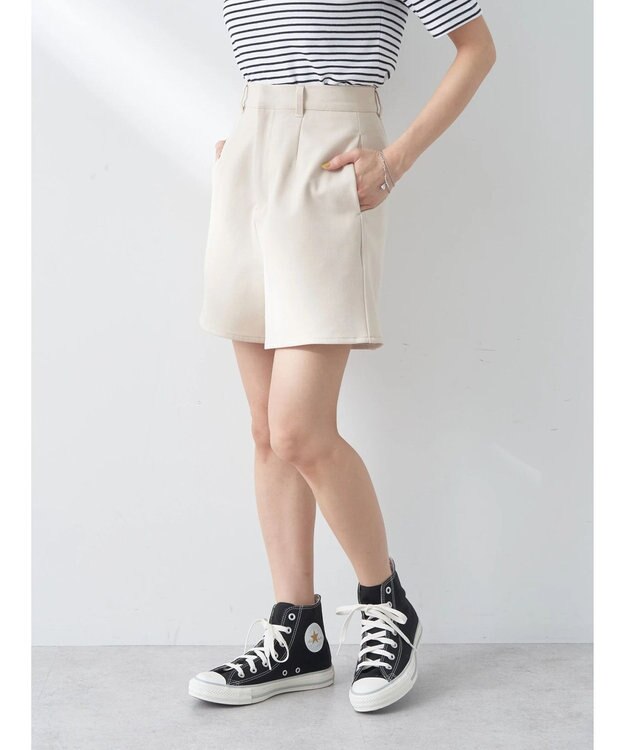 earth music&ecology ショートパンツ Light Beige