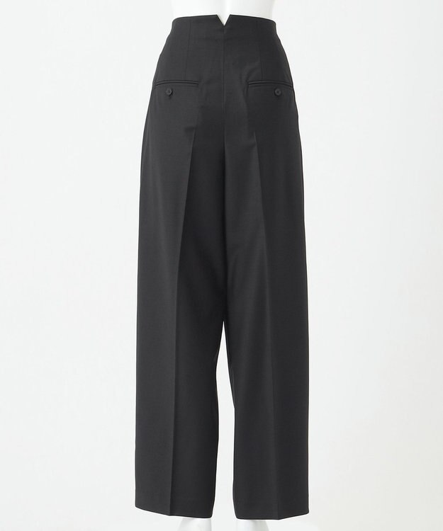 23区 【エステータ】ウールトロストレッチ パンツ ブラック系