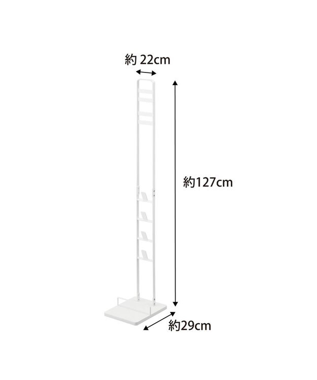 tower コードレスクリーナースタンド プレート ホワイト ホワイト