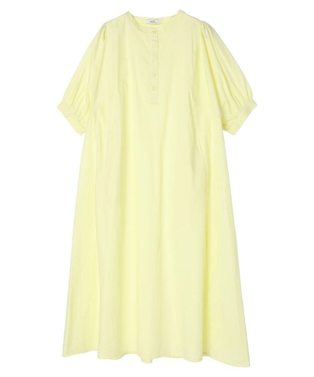 earth music&ecology ポプリンフレアワンピース Yellow