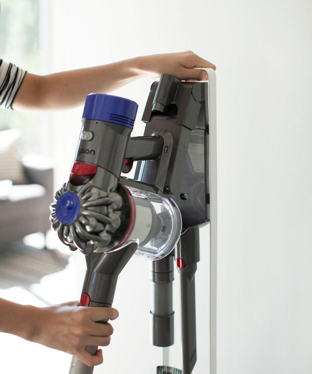 tower コードレスクリーナースタンド プレート ホワイト ホワイト