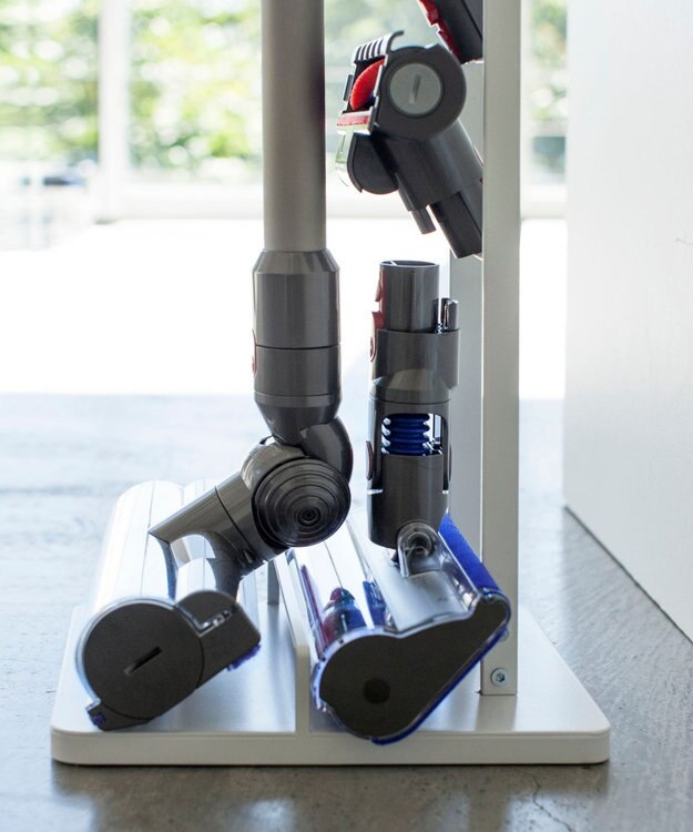 tower コードレスクリーナースタンド プレート ホワイト ホワイト