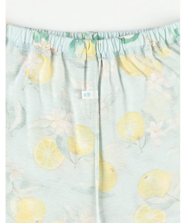 Wing パジャマ 綿100%(本体) 天竺素材 5分袖 半袖 長ズボン レディース EP8046 ウイング／ワコール メロン