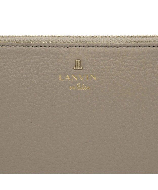 LANVIN en Bleu メラニー ラウンドファスナー長財布 グレージュ