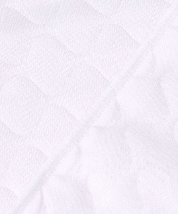 23区GOLF 【MEN】ウェーブキルトジャガードプルオーバー ホワイト系