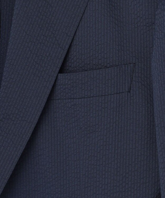 GOTAIRIKU セットアップ可【軽量/ストレッチ】クールマックスサッカーセットアップ ジャケット ネイビー系8