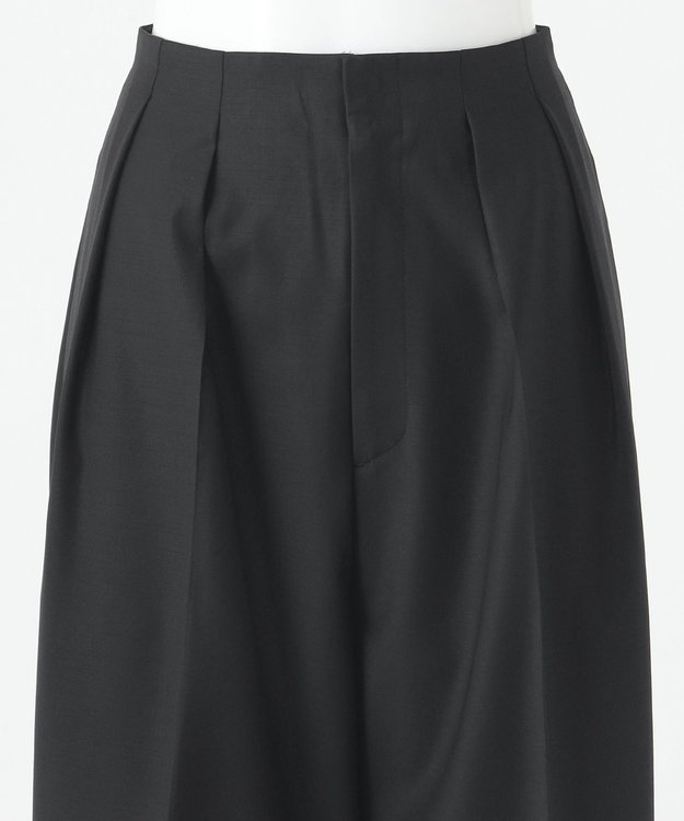 23区 【エステータ】ウールトロストレッチ パンツ ブラック系