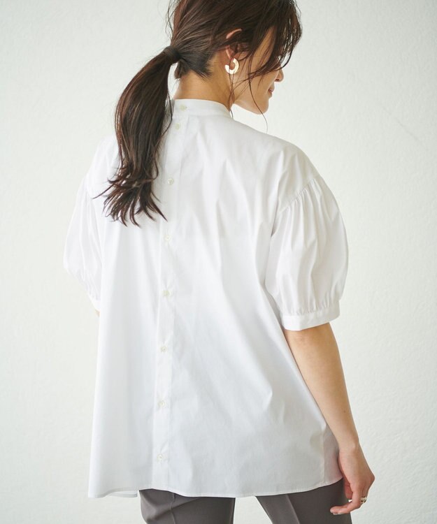 #Newans 【ANSWER for コンサバフェミニン】マルチウェイビッグリボンブラウス ホワイト系