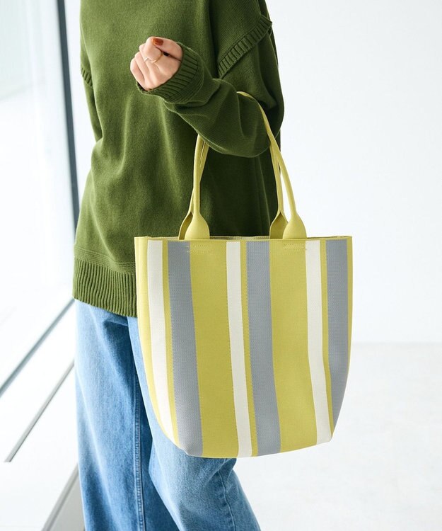 CRAFT STANDARD BOUTIQUE ストライプニットトート Stripe Yellow