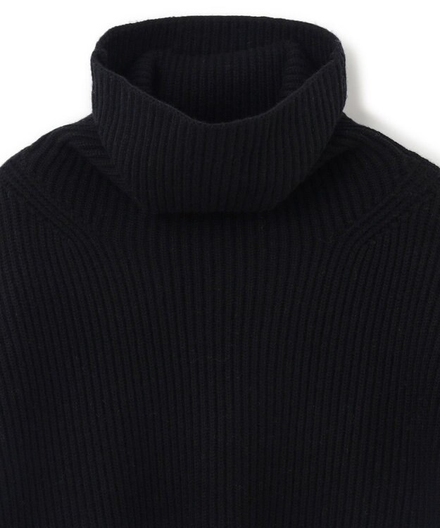 JOSEPH カラーブロック　ハイネックニット Black/grey